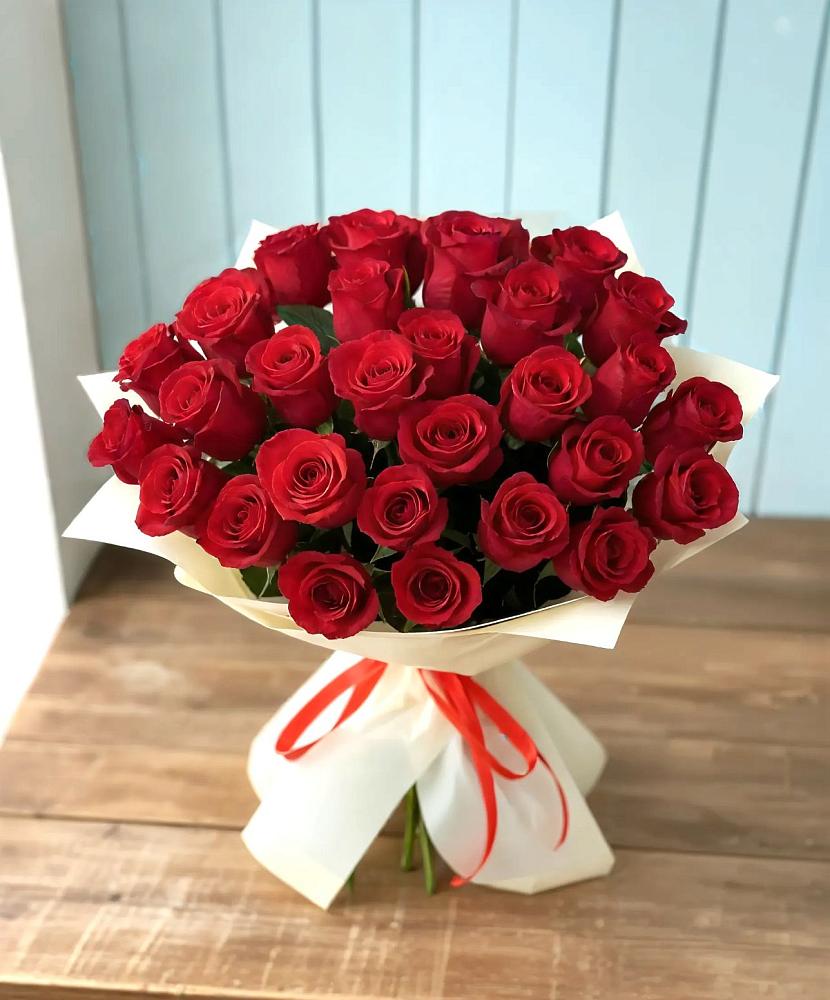 Букет 29 Красных роз в Промышленной