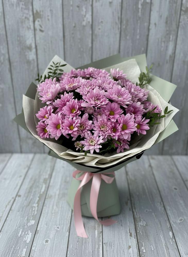 Букет цветов из: Хризантемы в Промышленной