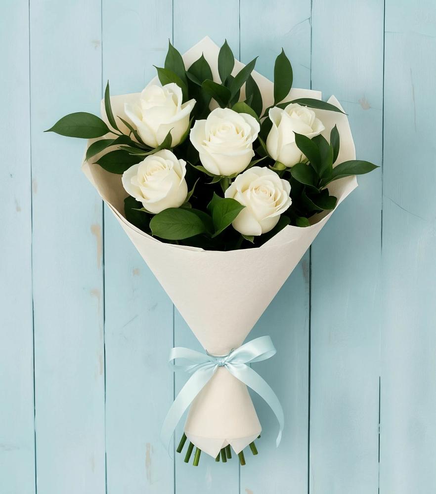 Букет цветов из: Розы в Промышленной