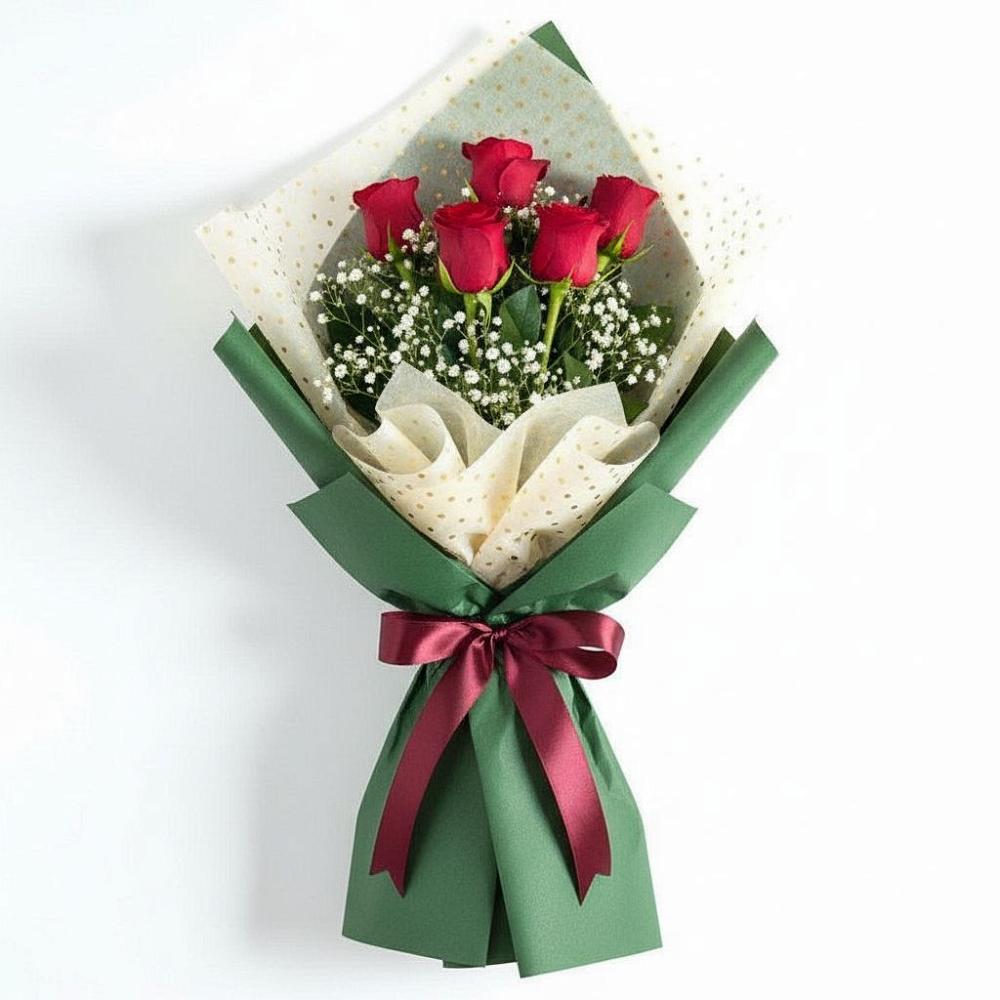 Букет цветов из: Розы в Промышленной