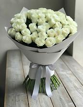 Букет 35 Белых роз в Промышленной