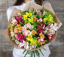 Букет цветов из:  Альстромерии #REPLACE_PRED# Промышленной