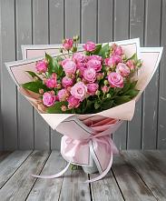 Букет Розовый кустик в Промышленной