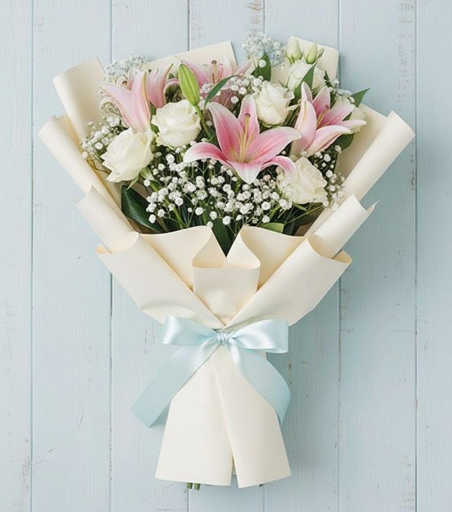 Букет цветов из: Лилии в Промышленной