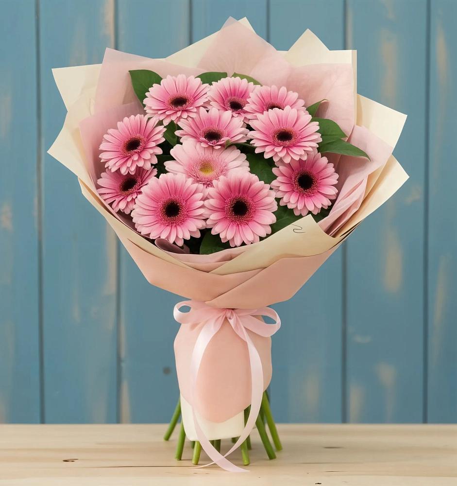 Букет цветов из: Герберы в Промышленной