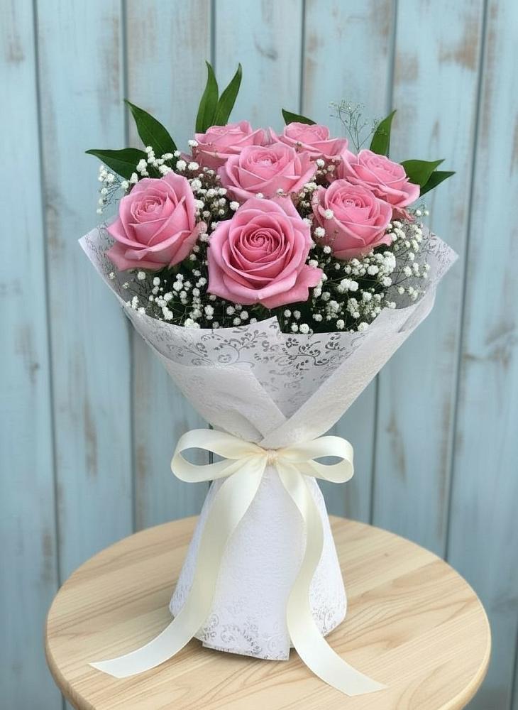 Букет цветов из: Розы в Промышленной