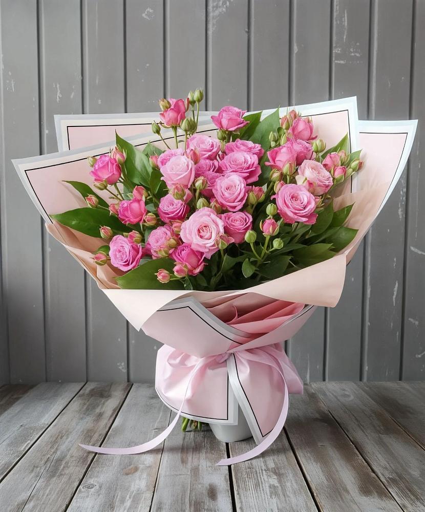 Букет Розовый кустик в Промышленной
