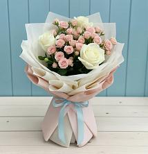 Букет цветов из:  Розы в Промышленной