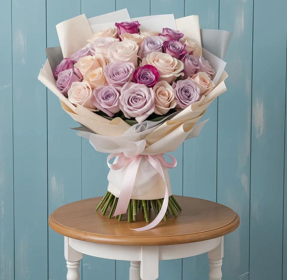 Букет цветов из: Розы в Промышленной