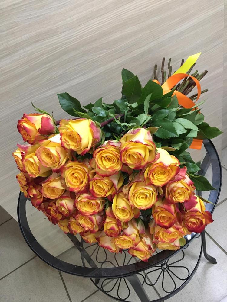 Букет Желтые розы в Промышленной