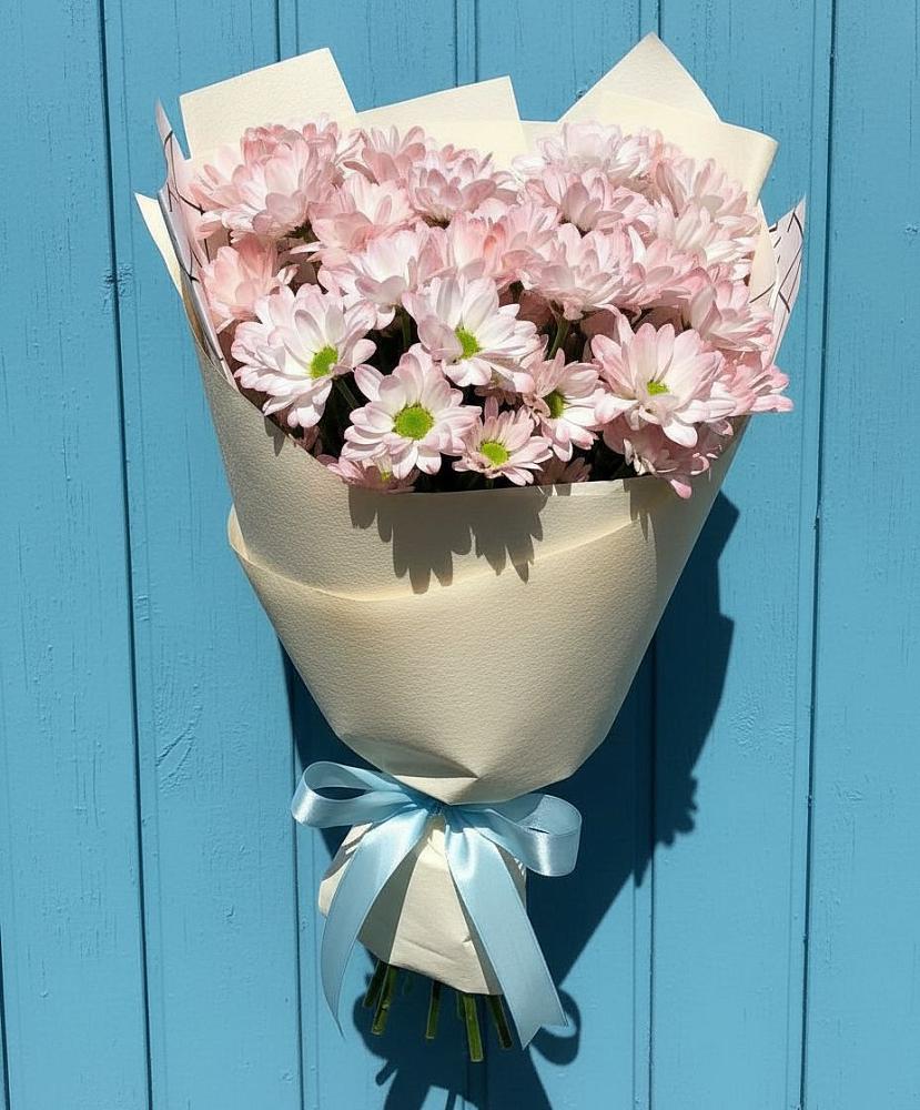 Букет цветов из: Хризантемы в Промышленной