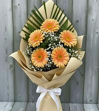 Букет цветов из:  Герберы #REPLACE_PRED# Промышленной