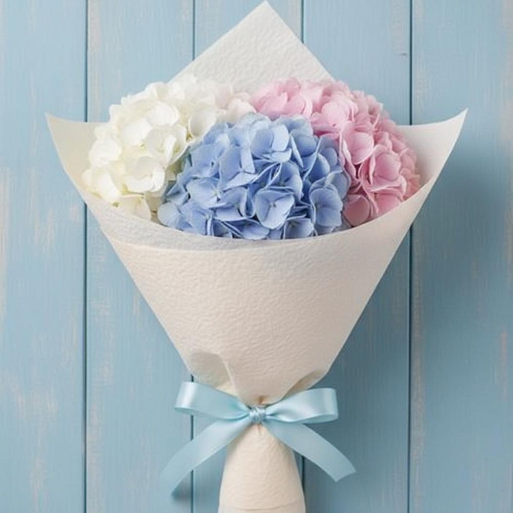 Букет цветов из: Гортензия в Промышленной