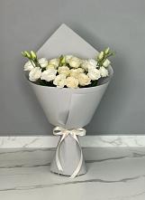 Букет цветов из:  Розы и Лизиантусы #REPLACE_PRED# Промышленной